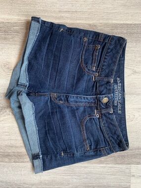 American Eagle Outfitters Dark Wash Jean Shorts